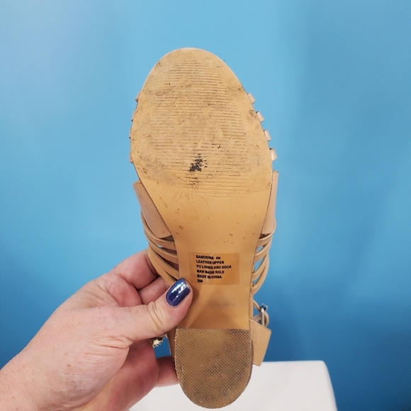 Steve Madden Sandrina tan heeled sandals - Picture 11 of 13